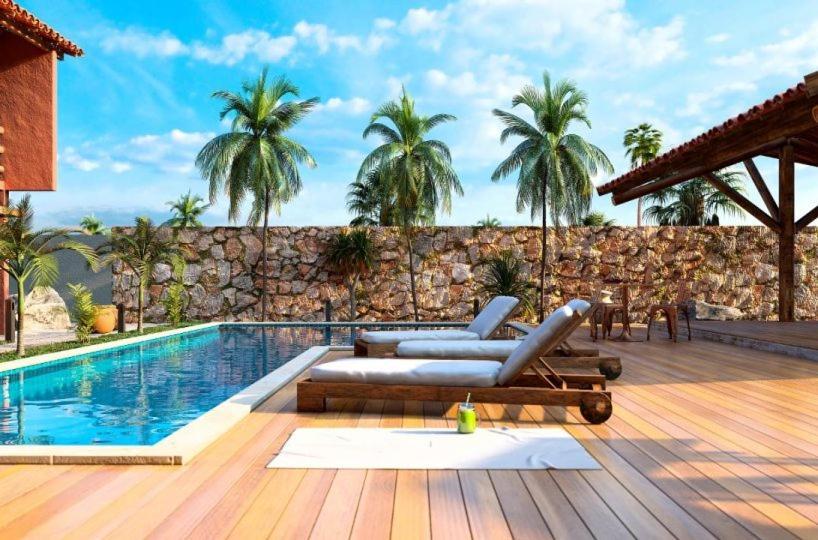 Casa Na Praia Com Piscina Luís Correia Exterior foto
